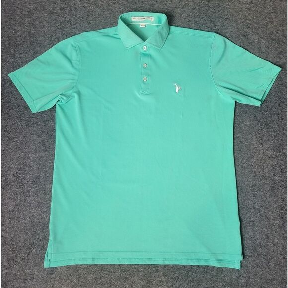 Holderness & Bourne The Macdonald Men's Golf Polo Shirt Green Tailored F… - Picture 1 of 13